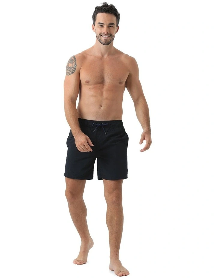 Mens Essential Swim Shorts in Black image 5