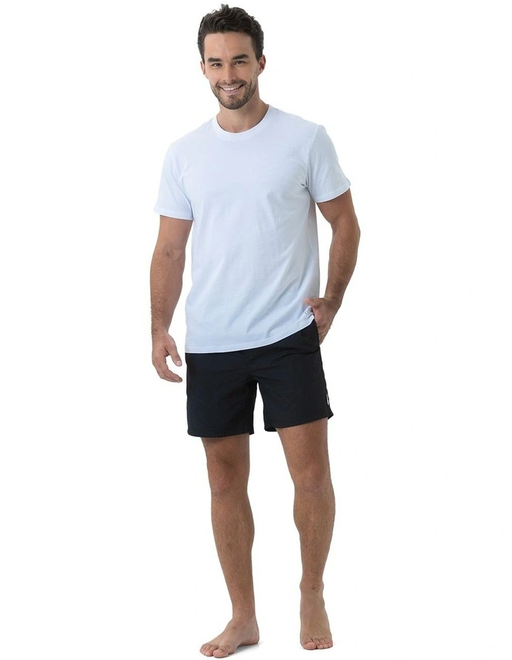 Mens Essential Swim Shorts in Black image 6