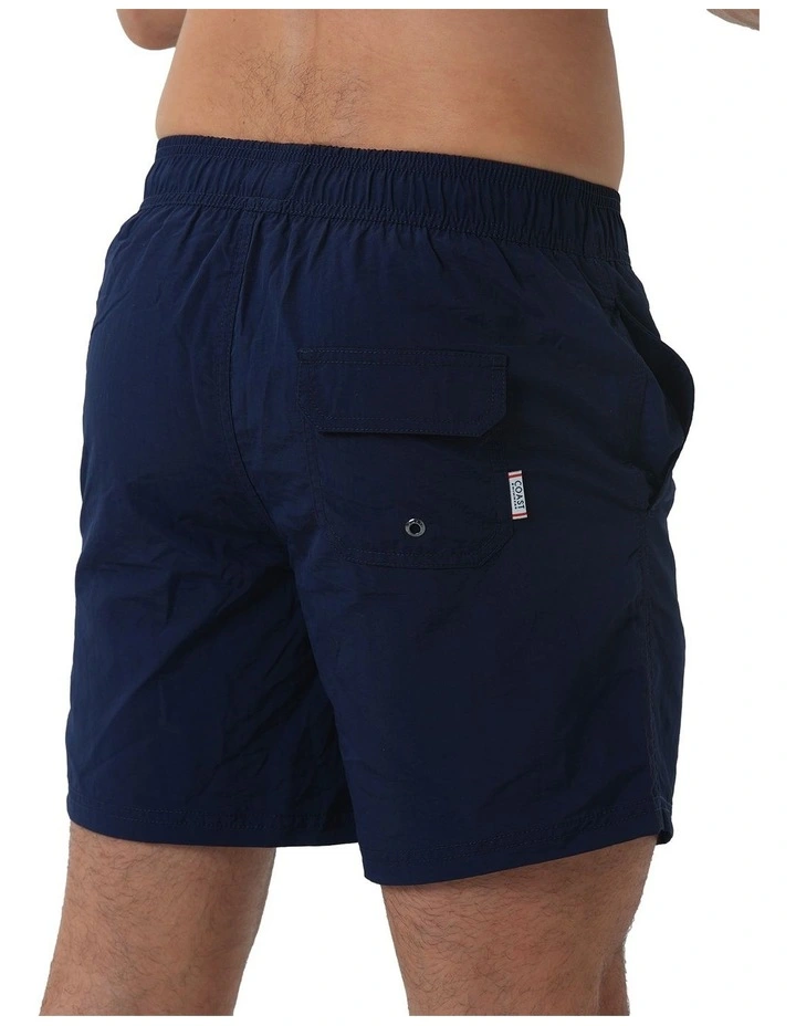 Mens Essential Swim Shorts in Navy image 2