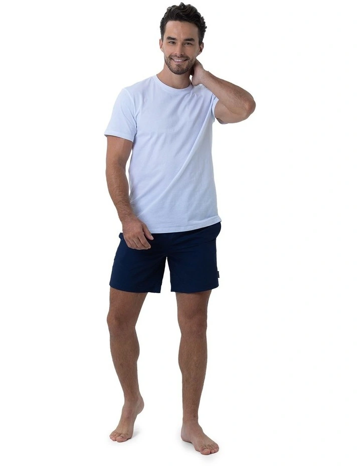 Mens Essential Swim Shorts in Navy image 5