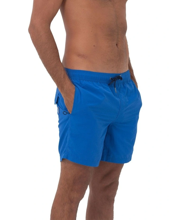 Mens Essential Swim Shorts in Blue image 3