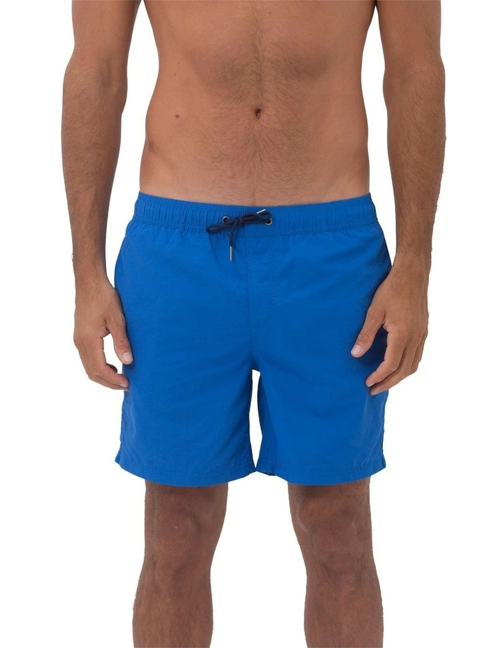 Mens Essential Swim Shorts in Blue image 3