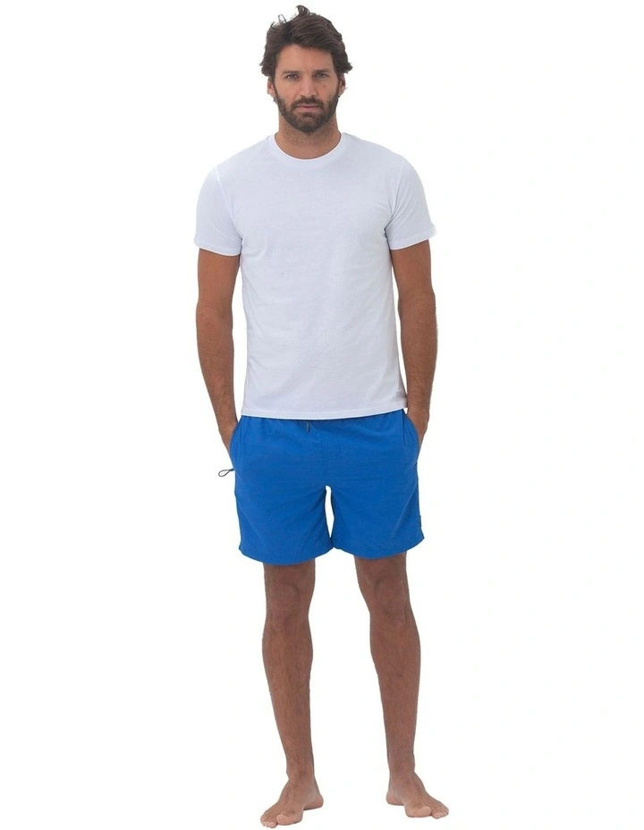 Mens Essential Swim Shorts in Blue image 5