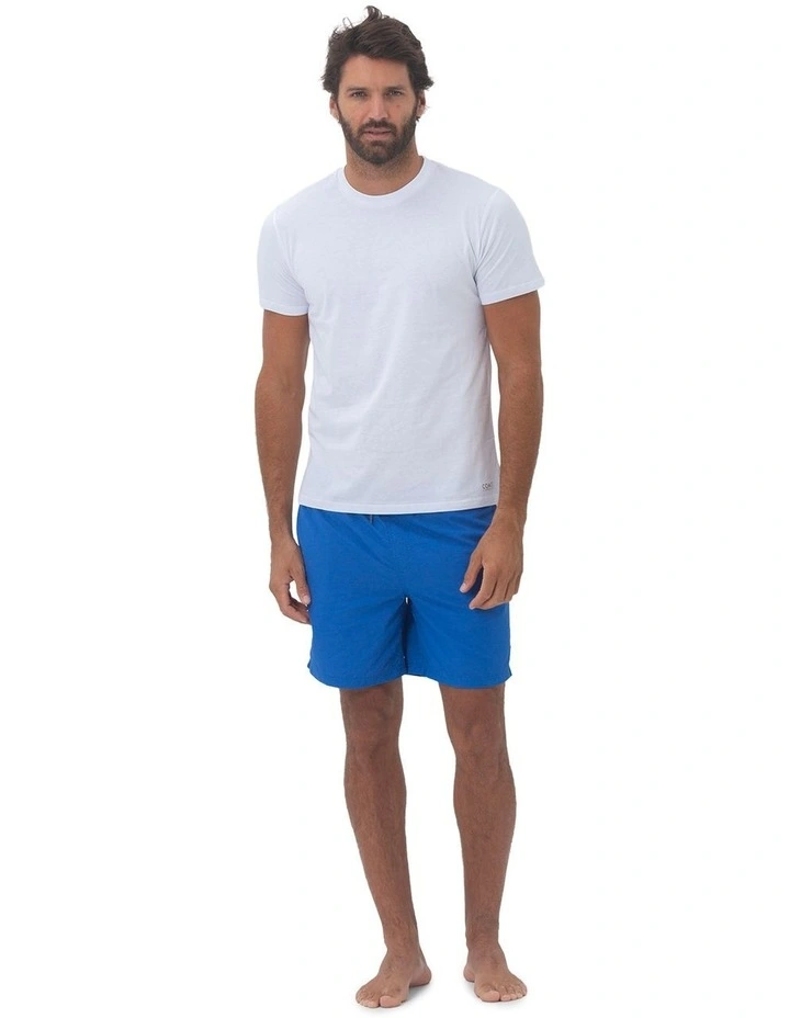Mens Essential Swim Shorts in Blue image 5