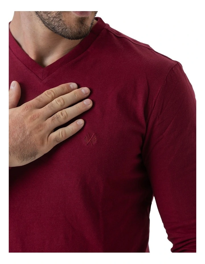 Essential Knit Pyjama Set in Raspberry image 4