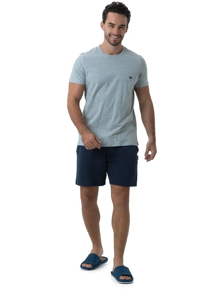 Essential Crew Neck Tee in Grey Marle image 5