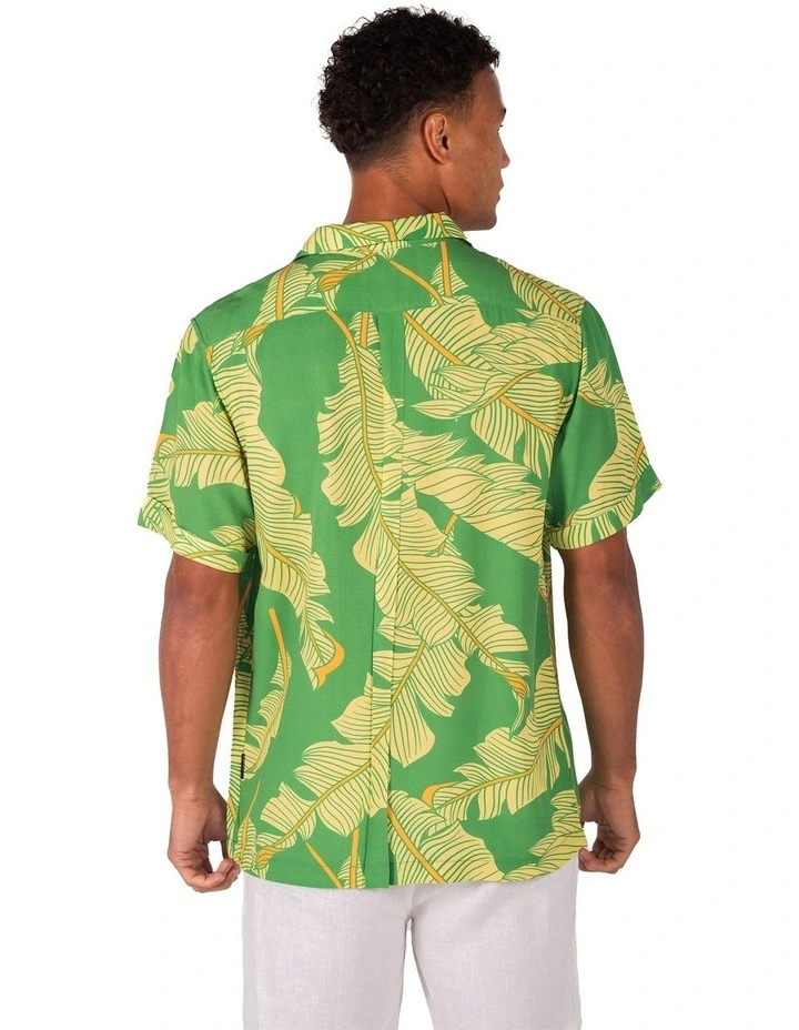 Kelly Camper Short Sleeve Shirt in Green image 3