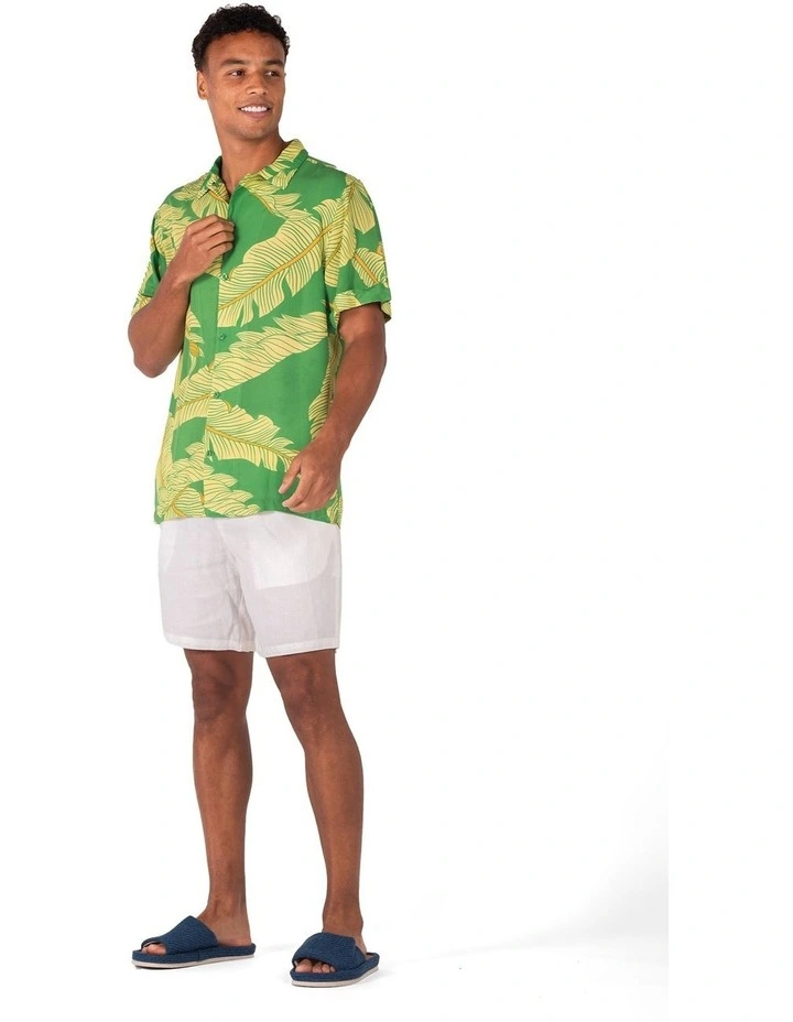 Kelly Camper Short Sleeve Shirt in Green image 5