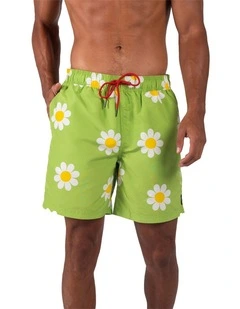 Classic Boardshorts in Daisy Lime