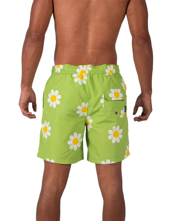 Classic Boardshorts in Daisy Lime image 2