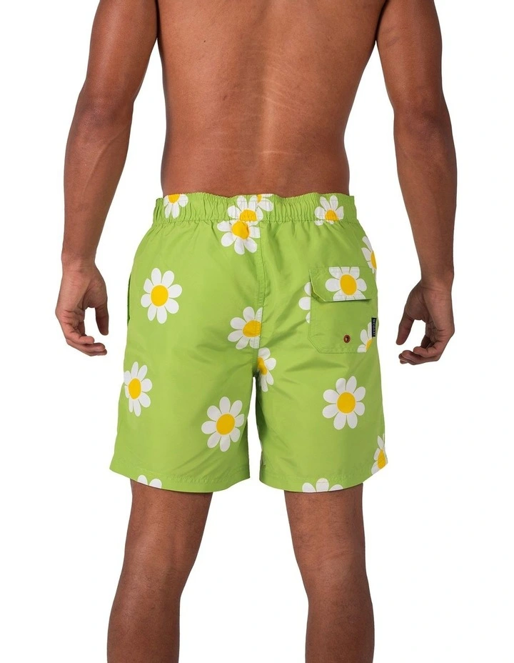 Classic Boardshorts in Daisy Lime image 3