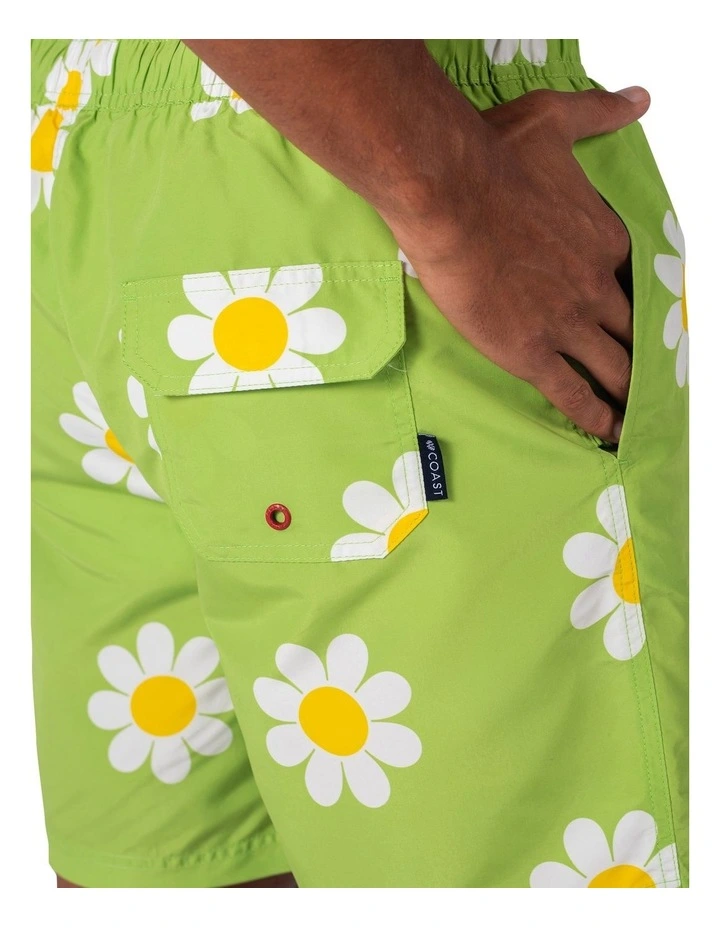 Classic Boardshorts in Daisy Lime image 4