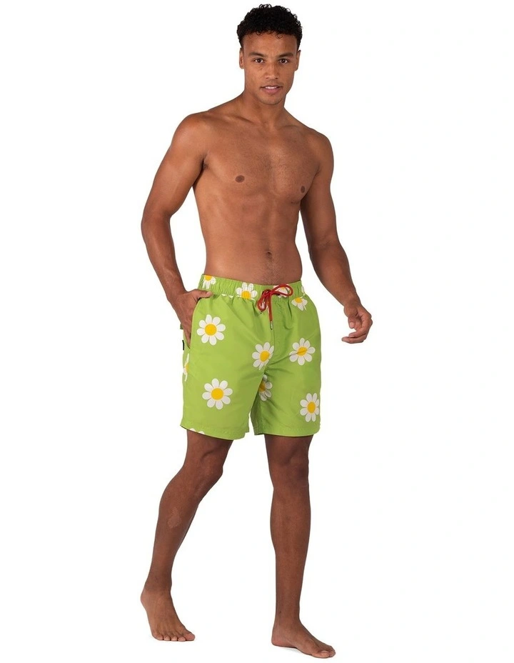 Classic Boardshorts in Daisy Lime image 5
