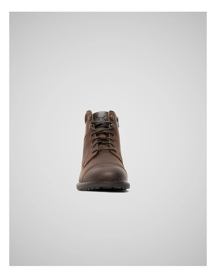Durham Military Boots in Brown image 4