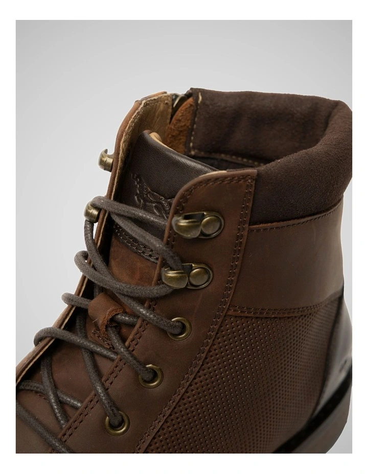 Durham Military Boots in Brown image 5