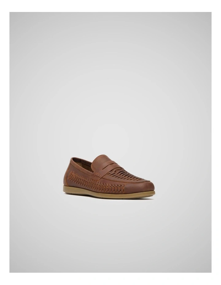Gisborne Huarache Slip On in Coffee image 2