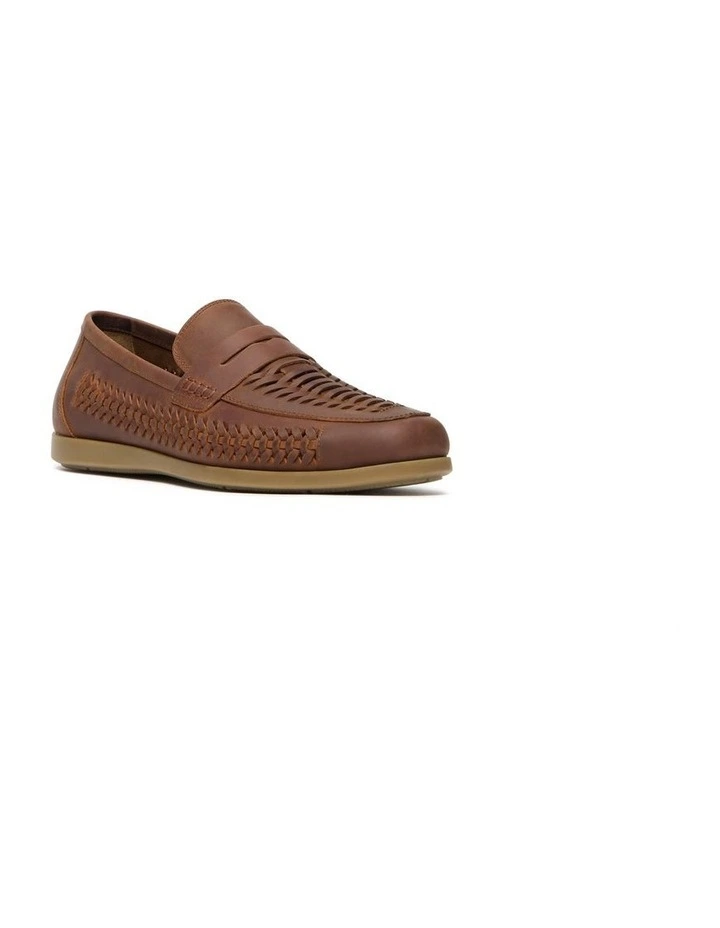 Gisborne Huarache Slip On in Coffee image 2