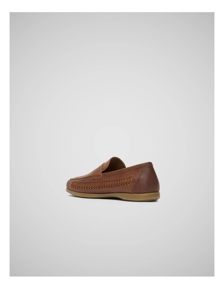 Gisborne Huarache Slip On in Coffee image 3