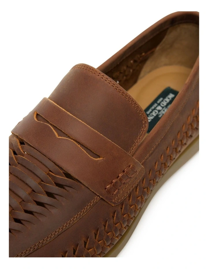Gisborne Huarache Slip On in Coffee image 5