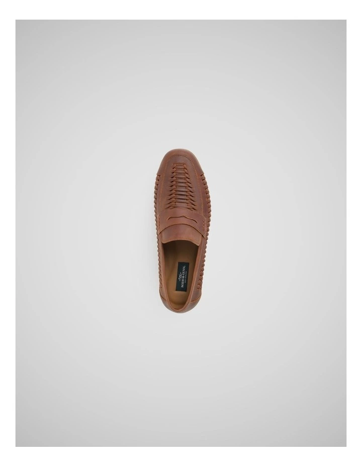 Gisborne Huarache Slip On in Coffee image 6
