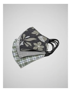 Face Mask Grey Slate Multi