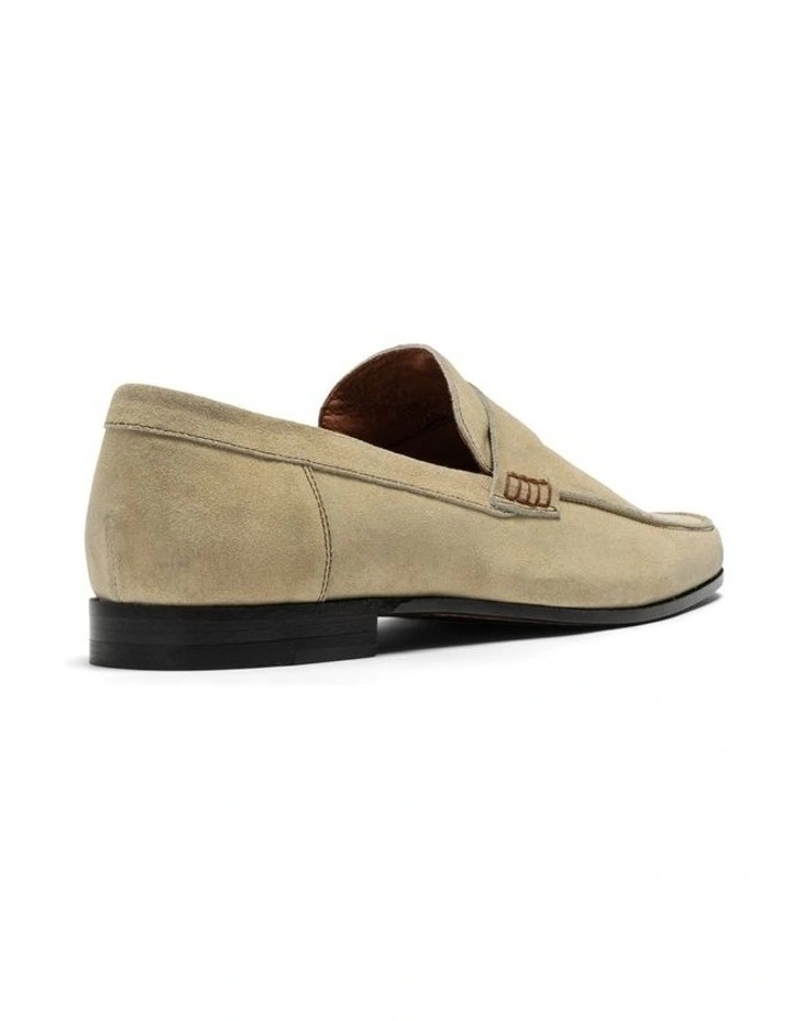 Morris Road Moccasin Slip On in Taupe Suede image 3