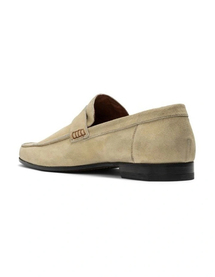 Morris Road Moccasin Slip On in Taupe Suede image 4