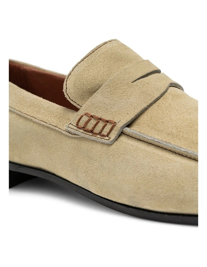 Morris Road Moccasin Slip On in Taupe Suede image 5