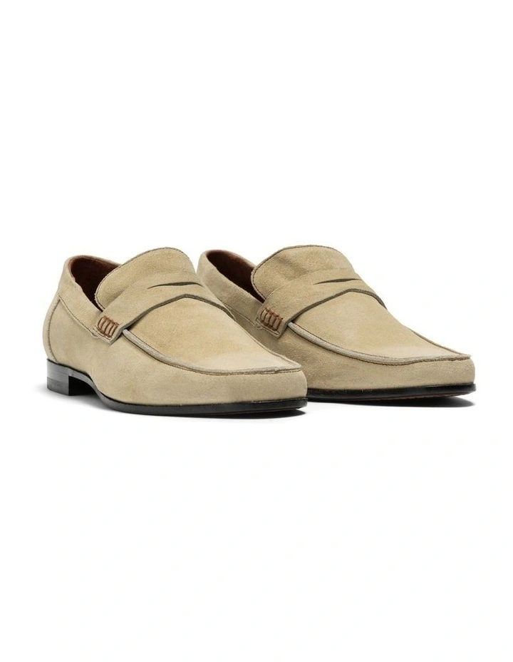 Morris Road Moccasin Slip On in Taupe Suede image 6