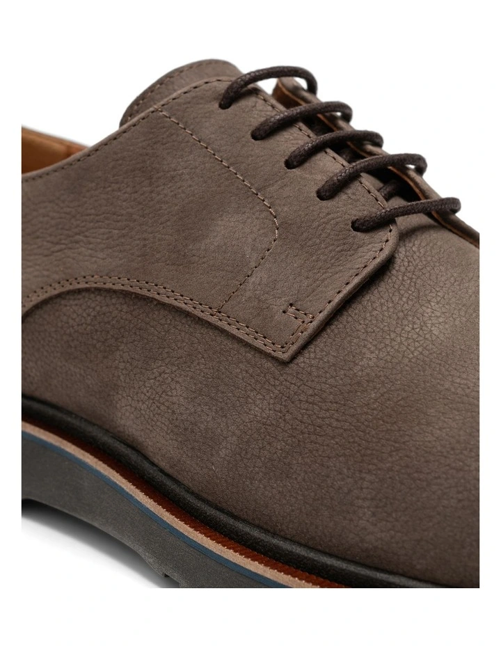 Burswood Derby Lace Up Shoe in Brown image 5