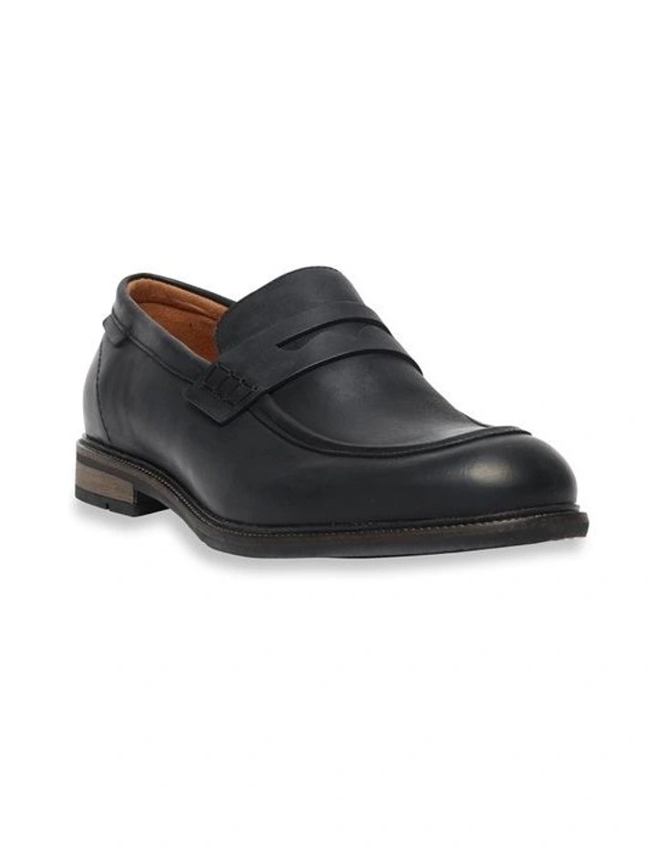 Portobello Mocc Slip On Loafer in Black image 2
