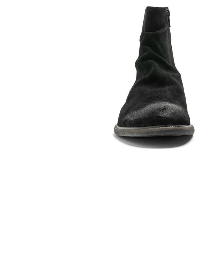 Port Wells Zip Boot in Black image 5