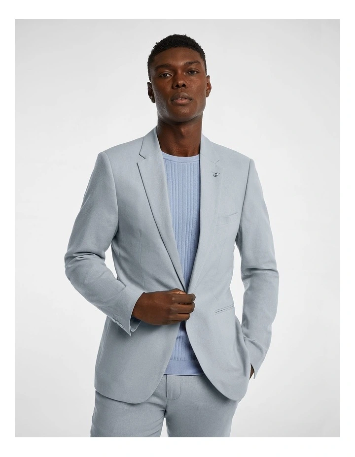 Vega Slim Suit Jacket in Blue image 5