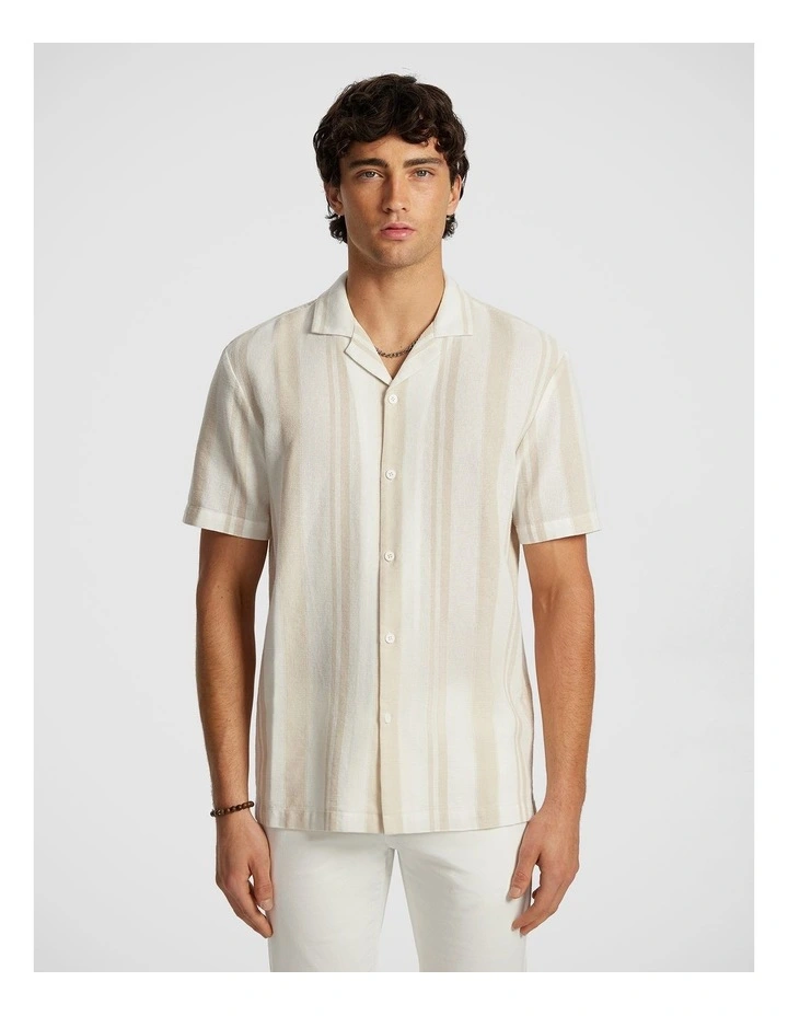 Aruba Stripe Shirt in Natural image 1