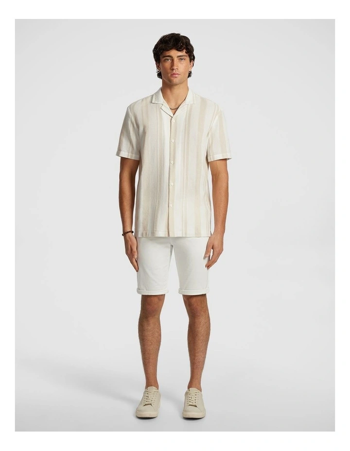 Aruba Stripe Shirt in Natural image 2