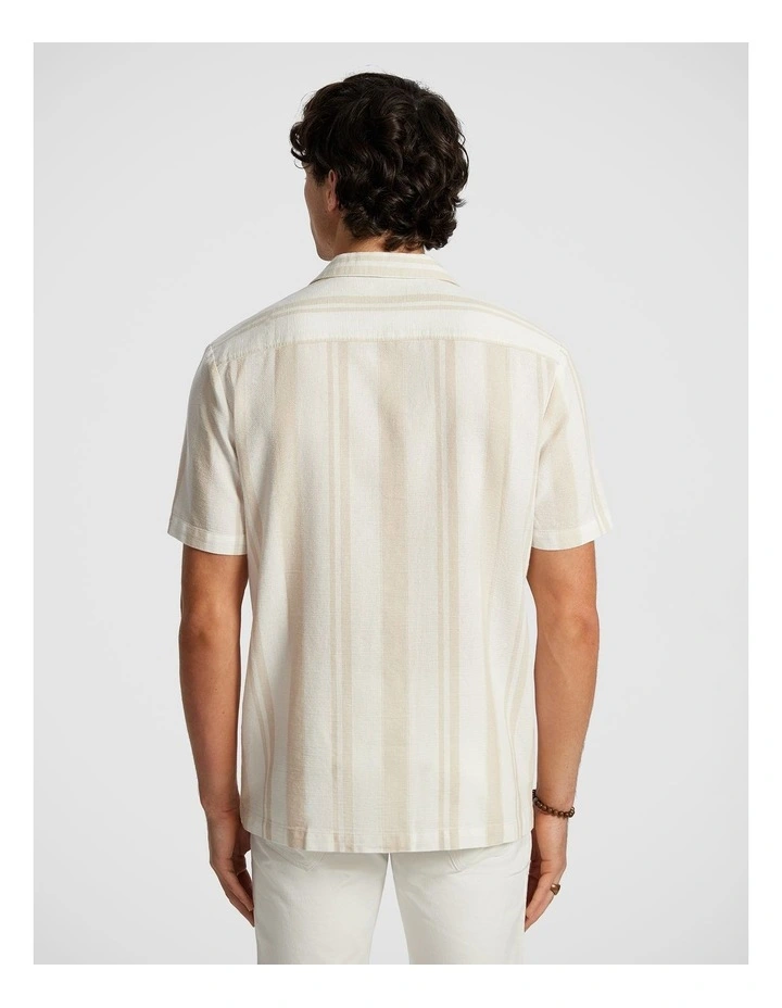 Aruba Stripe Shirt in Natural image 3