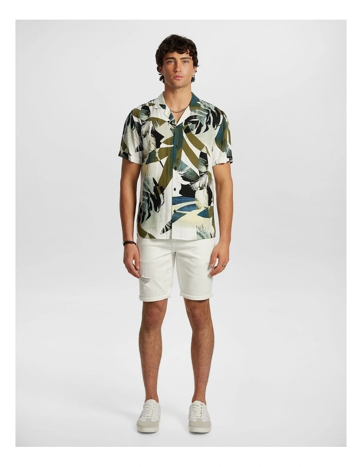Sebby Viscose Shirt in Multi image 5