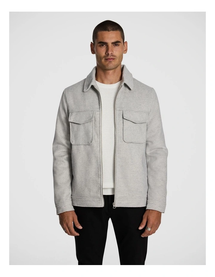 Lucia Dress Jacket in Silver image 1