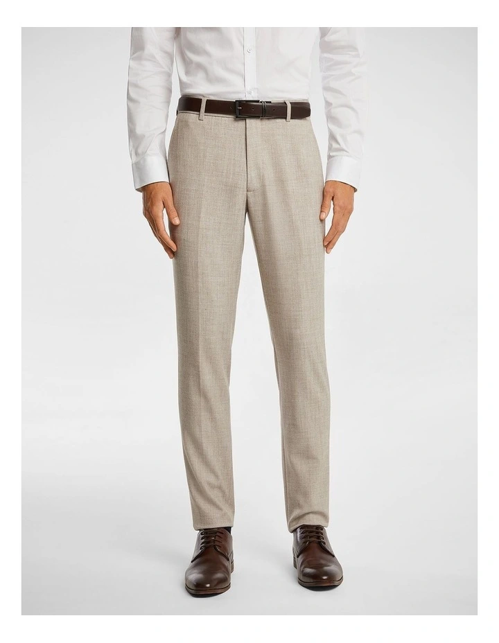Maverick Skinny Dress Pant in Latte image 1