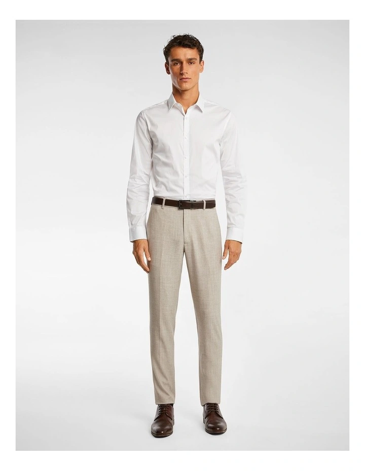 Maverick Skinny Dress Pant in Latte image 5