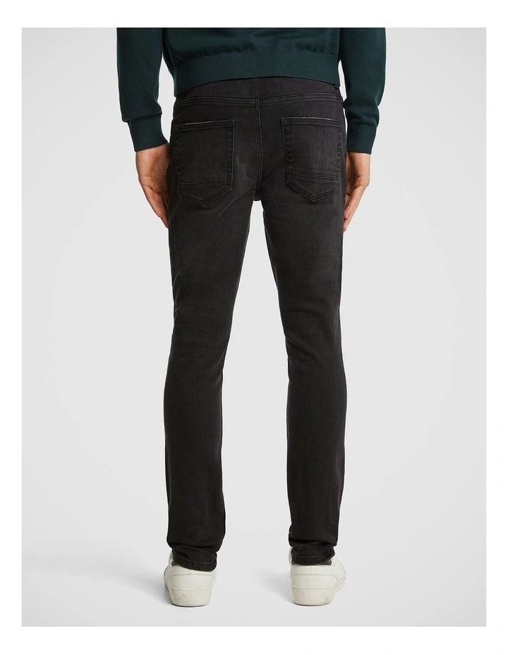 Gonzalez Skinny Jeans in Washed Black image 2