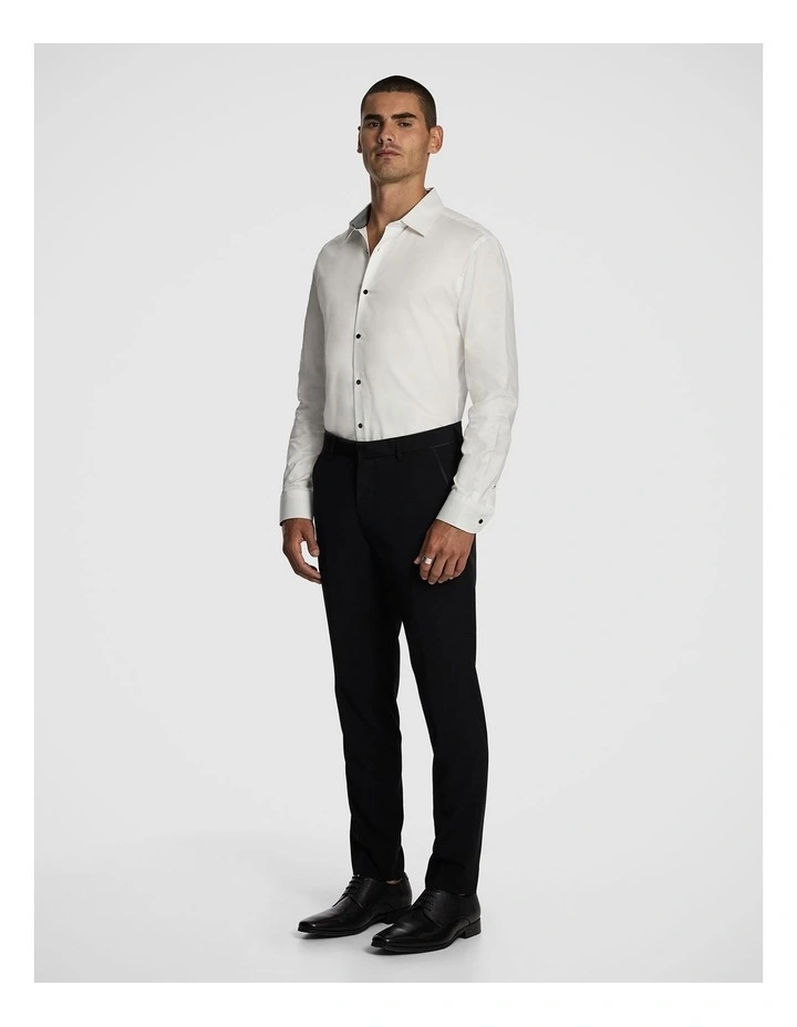 Marx Slim Dress Shirt in White image 4