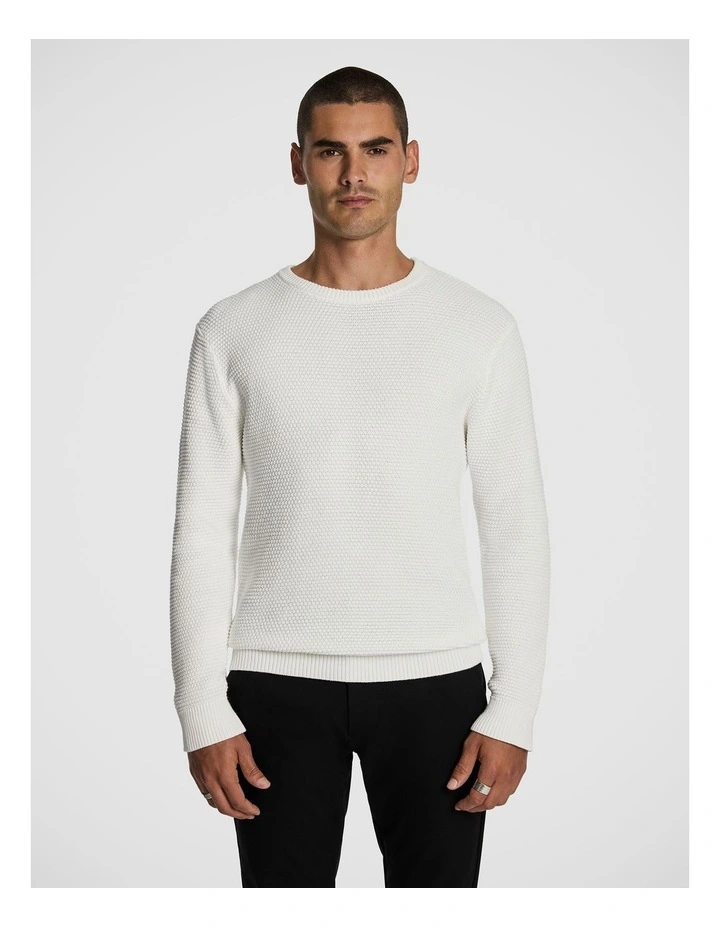 Jayce Crew Neck in White image 1