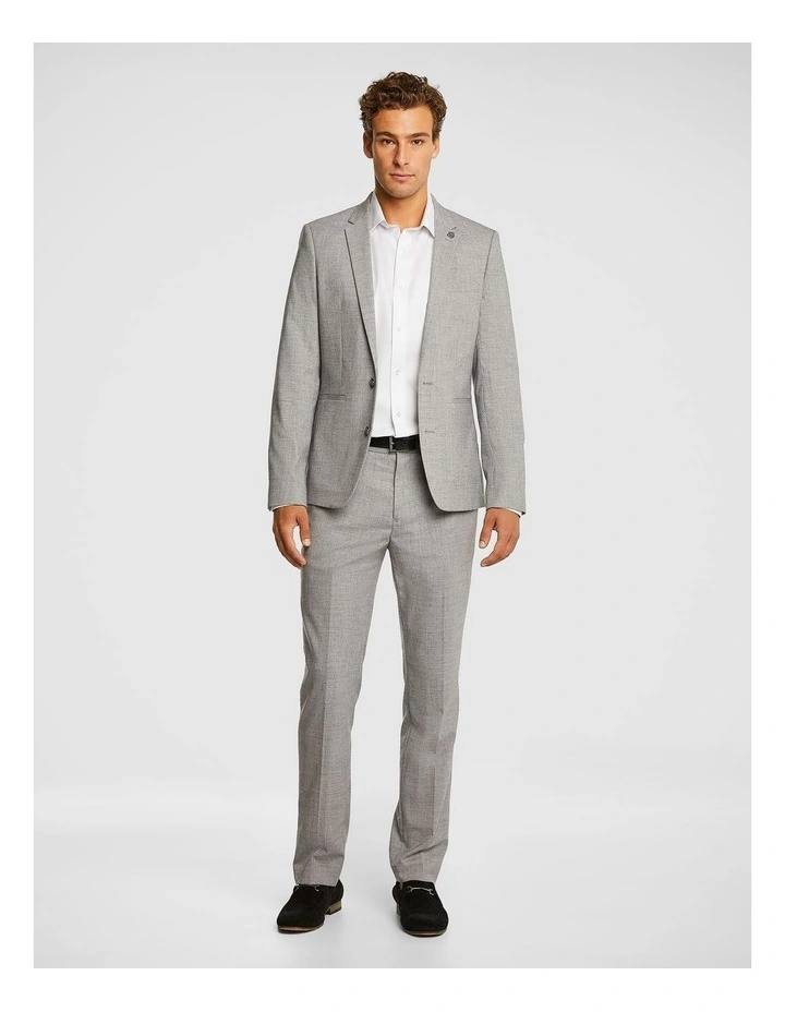 Camaro Slim Suit Jacket in Pewter image 7