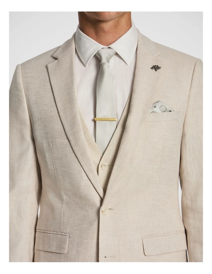 Carter Suit Jacket in Sand image 3