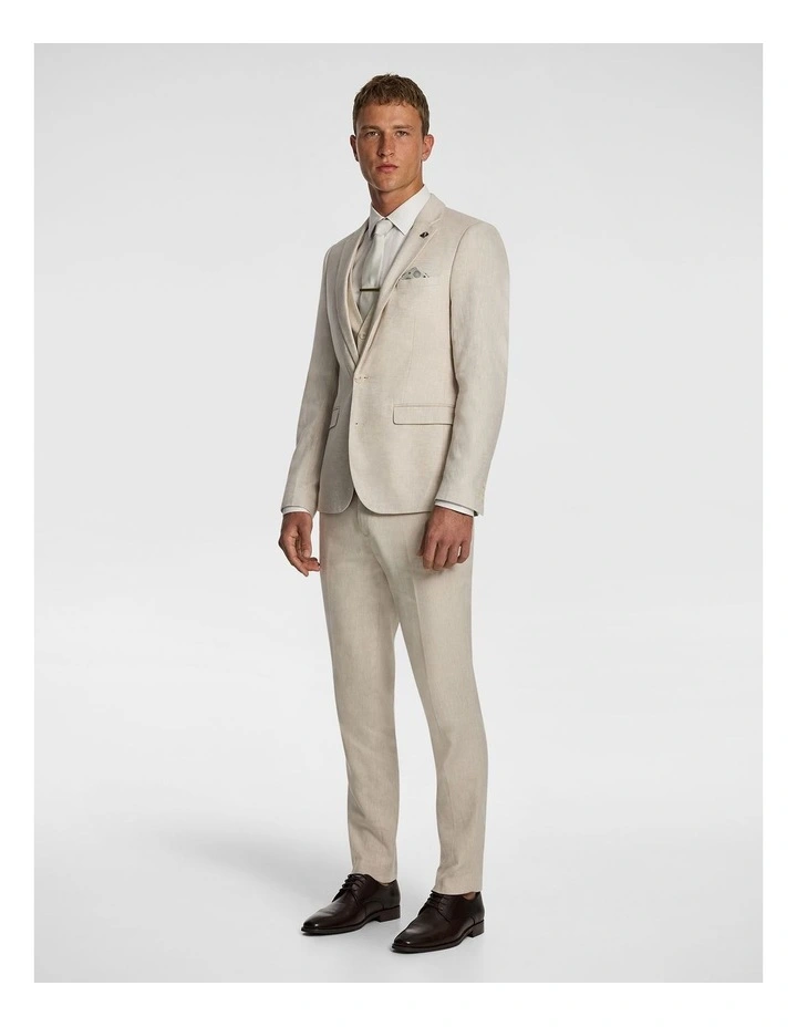 Carter Suit Jacket in Sand image 5