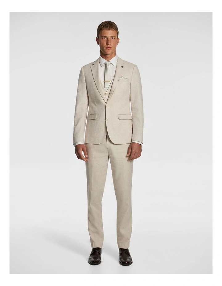 Carter Suit Jacket in Sand image 6