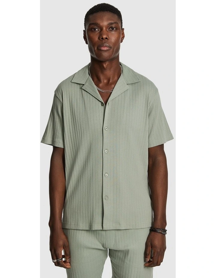 Keyse Jersey Shirt in Sage image 1