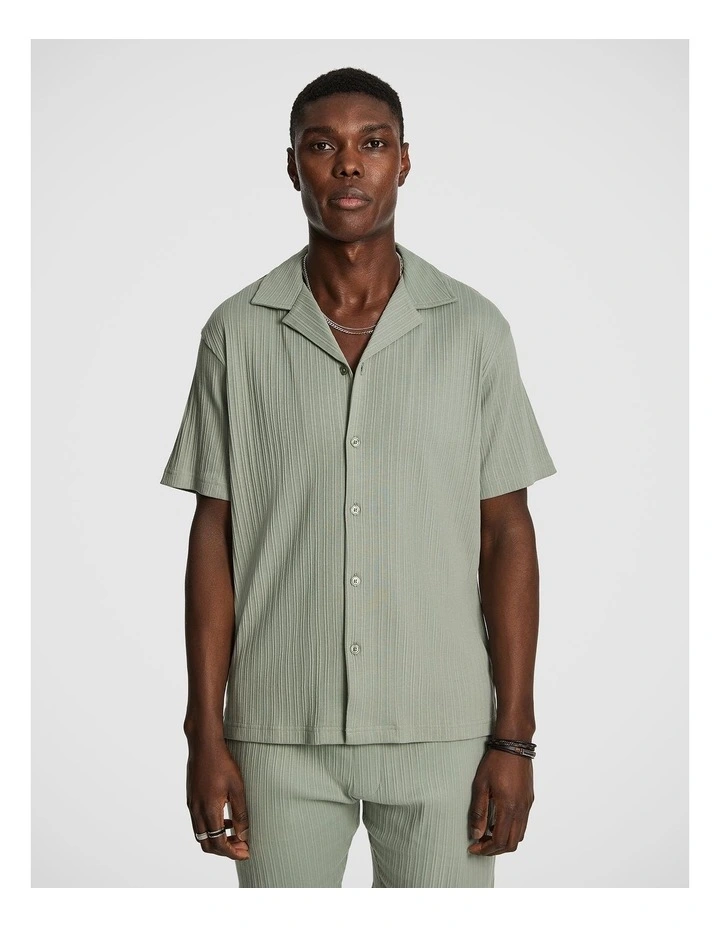 Keyse Jersey Shirt in Sage image 1