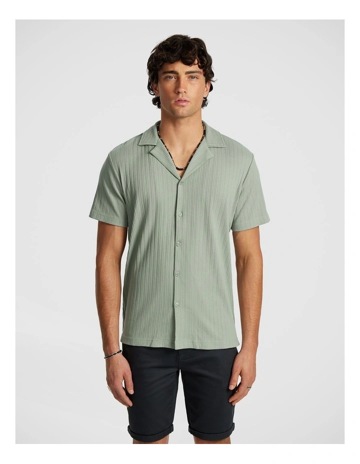 Keyse Jersey Shirt in Sage image 1